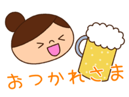 Runner Girl Version 2 sticker #10969632