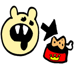 BEARS with Fangs sticker #10969979