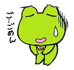 hanamaru frogs sticker #10970054