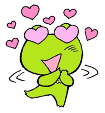 hanamaru frogs sticker #10970081