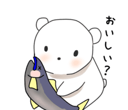 white bear kumata sticker #10970181