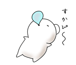 white bear kumata sticker #10970191