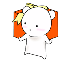 white bear kumata sticker #10970192