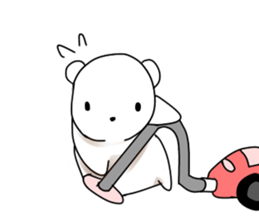 white bear kumata sticker #10970199