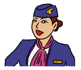 Lady having beauty mark sticker #10970740