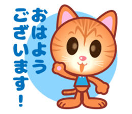Happy cat life. sticker #10970892