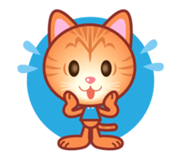 Happy cat life. sticker #10970897