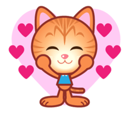 Happy cat life. sticker #10970899