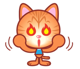 Happy cat life. sticker #10970900