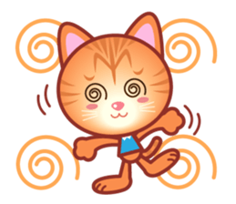 Happy cat life. sticker #10970901