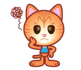 Happy cat life. sticker #10970902