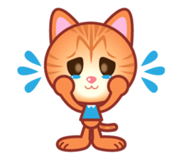 Happy cat life. sticker #10970904