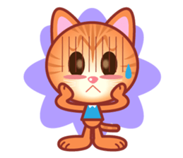 Happy cat life. sticker #10970906