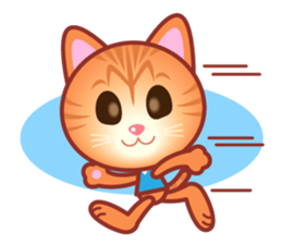 Happy cat life. sticker #10970909