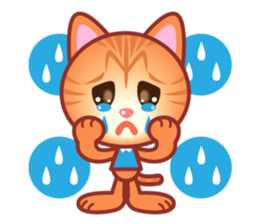 Happy cat life. sticker #10970911