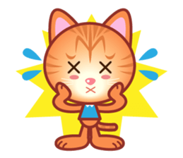 Happy cat life. sticker #10970913