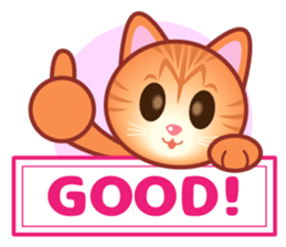 Happy cat life. sticker #10970921