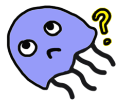 Bruised jellyfish sticker #10971528