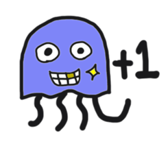 Bruised jellyfish sticker #10971542