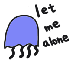 Bruised jellyfish sticker #10971545