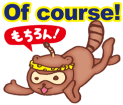 It raccoon dog kun Taeyang sticker #10971581