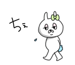 rabbit girl usapun sticker #10972022