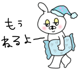 rabbit girl usapun sticker #10972024