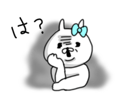 rabbit girl usapun sticker #10972038