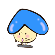 Cross a hiragana letter mushroom! No.2 sticker #10972417