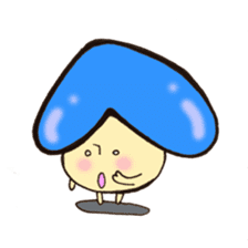 Cross a hiragana letter mushroom! No.2 sticker #10972417