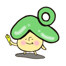 Cross a hiragana letter mushroom! No.2 sticker #10972419