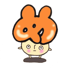 Cross a hiragana letter mushroom! No.2 sticker #10972426