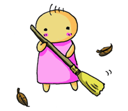 Sticker 2 at which Luna is relieved. sticker #10973273