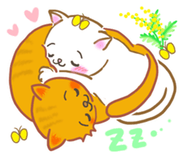 Cat couple -Happy Together sticker #10973411
