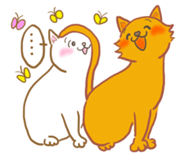 Cat couple -Happy Together sticker #10973412