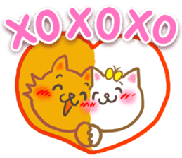 Cat couple -Happy Together sticker #10973414