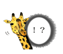 Giraffe's dally sticker #10973400