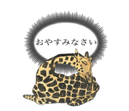 Giraffe's dally sticker #10973405