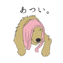 Old man of the Golden Retriever. sticker #10973484