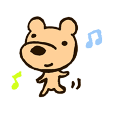 bear leisurely forest sticker #10973751