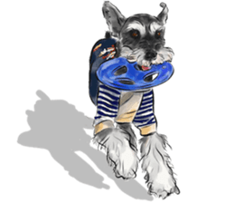 Our Schnauzers - Agility sticker #10973939