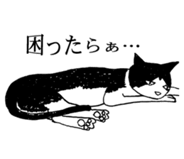 DARANEKO the Shizuoka dialect cat sticker #10974164