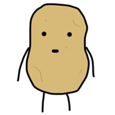 potato jagataro sticker #10974177