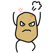 potato jagataro sticker #10974178