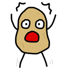 potato jagataro sticker #10974179