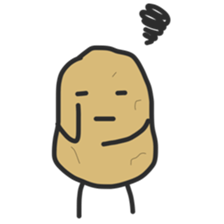 potato jagataro sticker #10974182