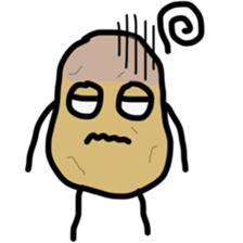 potato jagataro sticker #10974184