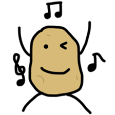 potato jagataro sticker #10974186