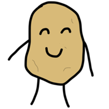 potato jagataro sticker #10974188