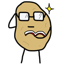 potato jagataro sticker #10974189